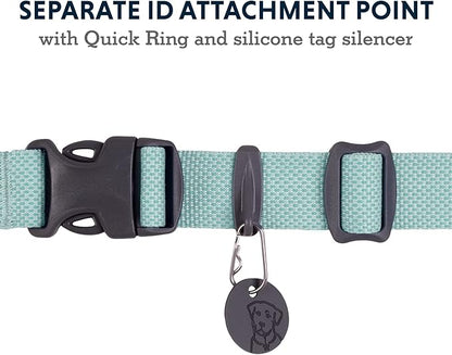 Ruffwear, Hi & Light Dog Collar, Minimal and Ultralight Collar for Everyday Walks and Runs, Sage Green, 20"-26"