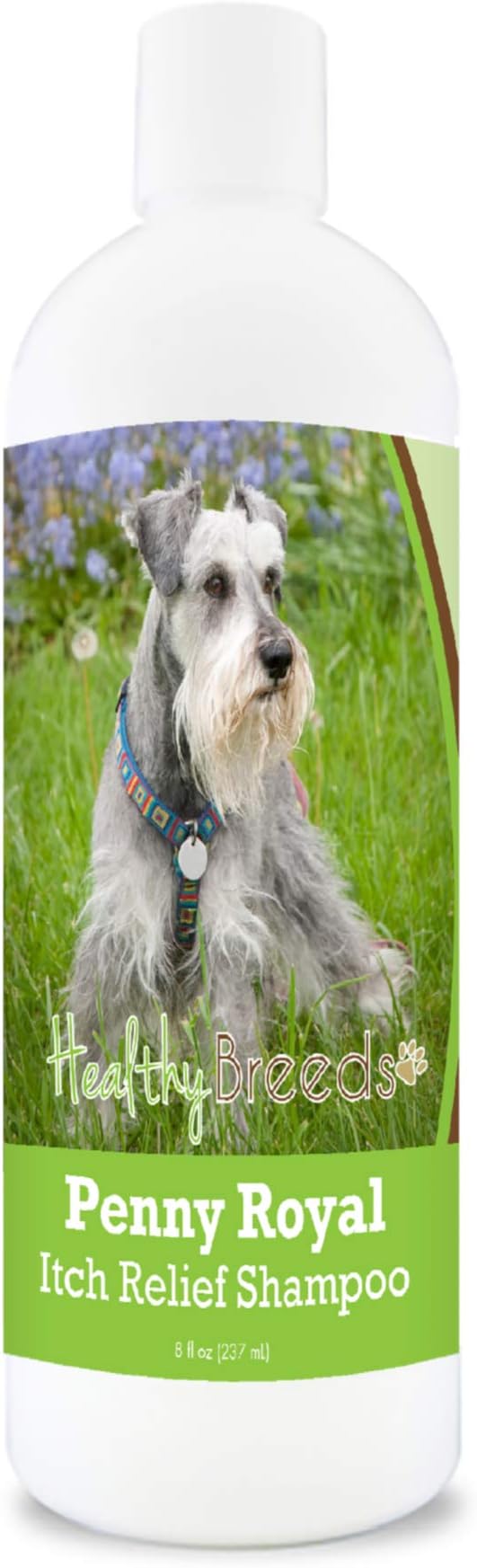 Healthy Breeds Miniature Schnauzer Penny Royal Itch Relief Shampoo - Stop The Scratching & Relieve The Itch with Essential Oils of Eucalyptus & Cedarwood - Mint Scent - 8 oz