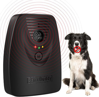 BarxBuddy [3-Pack] BarkShield Home Anti Barking Device, 66ft Long Range Ultrasonic, Waterproof Dog Bark Deterrent Box for Indoor/Outdoor Use, Safe Bark Collar Alternative Dog Training & Behavior Aid