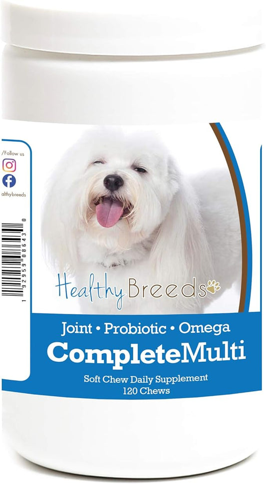 Healthy Breeds Coton de Tulear All in One Multivitamin Soft Chew 120 Count