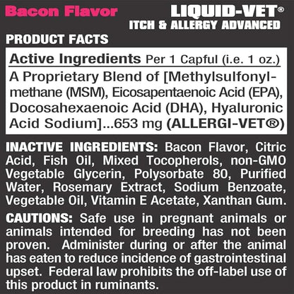 K9 Itch & Allergy Advanced Formula, Bacon Flavor, 32 oz