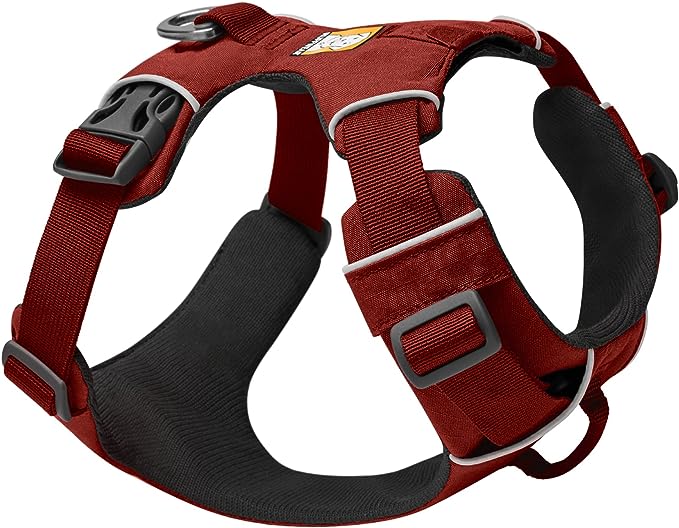 Ruffwear, Front Range Dog Harness, Reflective and Padded Harness for Training and Everyday, Red Clay, XX-Small