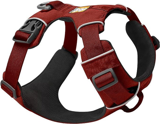 Ruffwear, Front Range Dog Harness, Reflective and Padded Harness for Training and Everyday, Red Clay, XX-Small