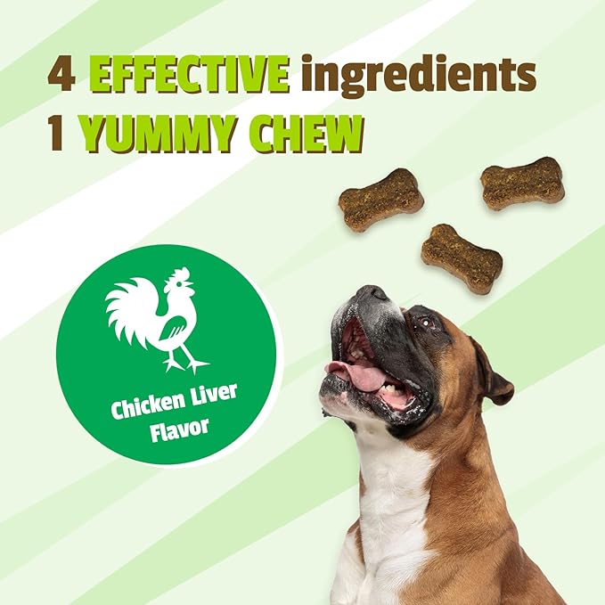 Pet Naturals Lawn Aid Dog Urine Neutralizer for Lawn - 60 Chicken-Flavored Chews - Healthy Dog Treats for PH Balance in Urine Maintain Green Grass and Support Bladder & Urinary Tract Health