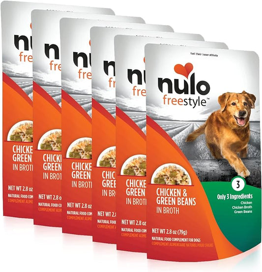 Nulo Freestyle Puppy & Dog Wet Dog Food Topper, Premium All Natural Grain-Free, Real Meat Dog Food Topper with High Animal-Based Protein and Only 5 or Less Ingredients with No Additives
