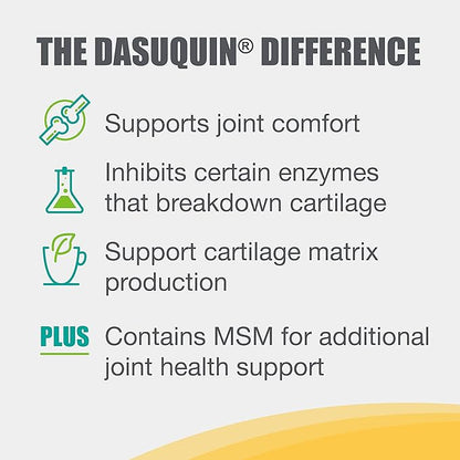 Nutramax Dasuquin with MSM Joint Health Supplement for Small to Medium Dogs - With Glucosamine, MSM, Chondroitin, ASU, Boswellia Serrata Extract, and Green Tea Extract, 84 Chewable Tablets(Pack of 1)