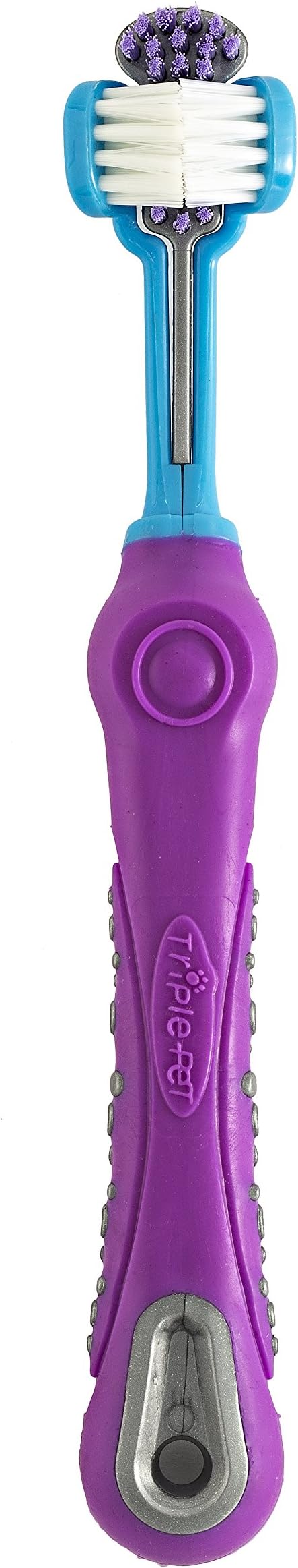 Three Sided Toothbrush for Dogs | Dental Care for Dogs for Fresh Breath | Dog Toothbrush for Small Dogs and Small Breeds Teeth Cleaning Dog Oral Care