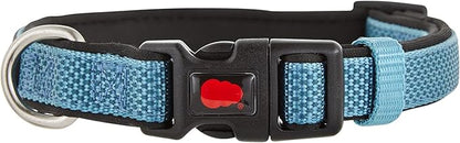 KONG Comfort Neoprene Padded Dog Collar offered by Barker Brands Inc. (Medium, Blue)