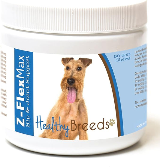 Healthy Breeds Irish Terrier Z-Flex Max Hip and Joint Soft Chews 50 Count