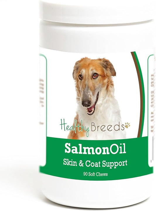 Healthy Breeds Bearded Collie Salmon Oil Soft Chews 90 Count
