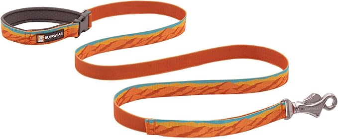 Ruffwear, Flat Out Dog Leash, Adjustable Lead with Padded Handle, Fall Mountains