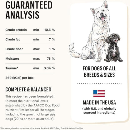 The Honest Kitchen Butcher Block Pâté: Chicken & Super Greens Wet Dog Food, 10.5 oz x6