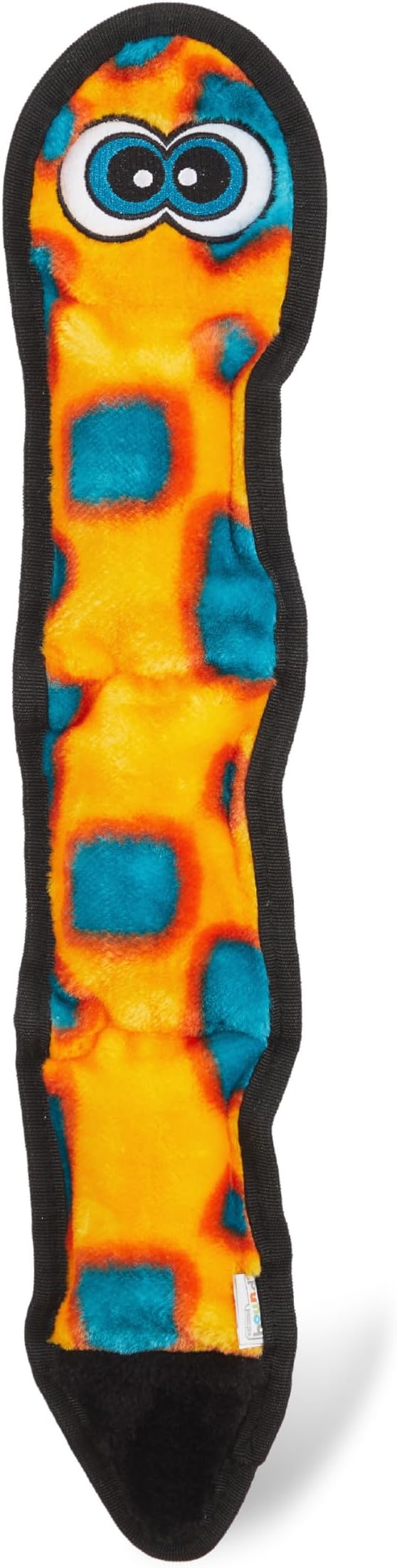 Outward Hound Durablez Orange Snake Plush Dog Toy, Large