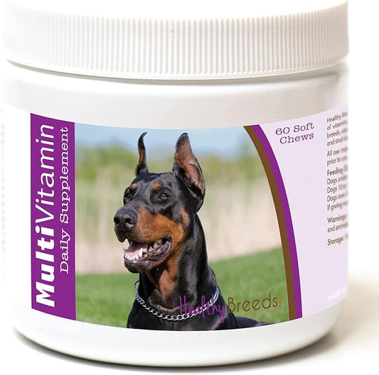 Healthy Breeds Doberman Pinscher Multi-Vitamin Soft Chews 60 Count