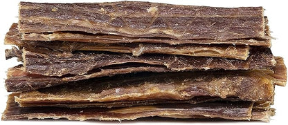 Beef Jerky For Dogs, All Natural Single Ingredient Beef Esophagus Chews, Healthy Beef Flat Gullet Strips, Naturally Occurring Glucosamine & Chondroitin Helps Joint Function, Great For Any Dog Size