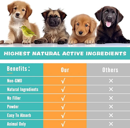 Activated Charcoal for Dogs -Pet First Aid Kit Detox Powder 8oz - for All Pets & Livestock - Poisoning, Diarrhea, Gas Relief