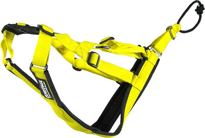 Neewa Adjustable Sled Pro Harness (Large, Yellow), Dog Harness Large Breed, Dog Pulling Harness, Giant Dog Harness, Sled Harness for Pulling, Great for Dog Joring