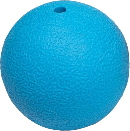 Amazon Basics Squeaker Toy Dog Balls, 2.5-Inch, 3-Pack, Blue, Orange