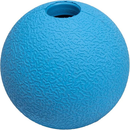 Amazon Basics Rubber Fetch Toy Dog Balls, 3-Inch, 2-Pack, Blue, Orange