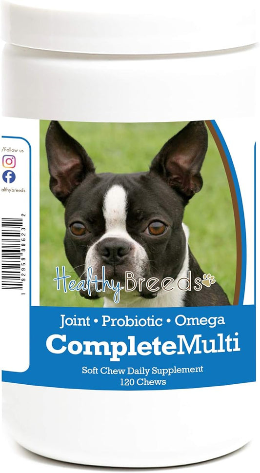 Healthy Breeds Boston Terrier All in One Multivitamin Soft Chew 120 Count
