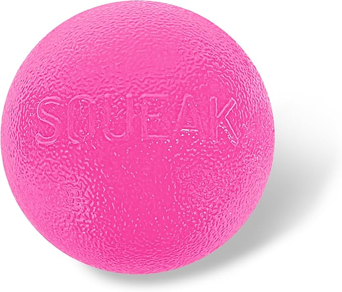 Outward Hound Orbee-Tuff Squeak Ball Pink Dog Fetch Toy
