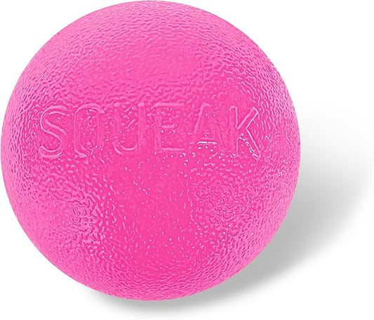 Outward Hound Orbee-Tuff Squeak Ball Pink Dog Fetch Toy
