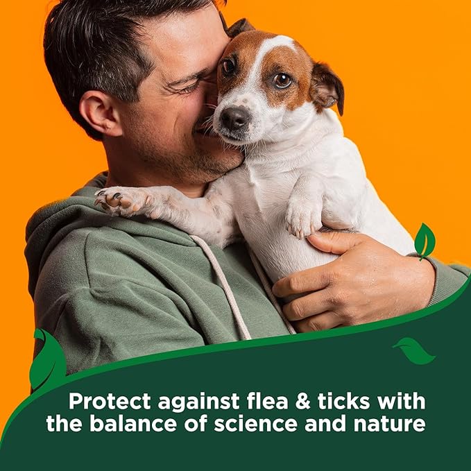 Vet’s Best Flea & Tick Dog Easy Spray – Cotton Spice Scent – Natural Flea & Tick Prevention – Kills Fleas & Ticks for Dogs – 14oz
