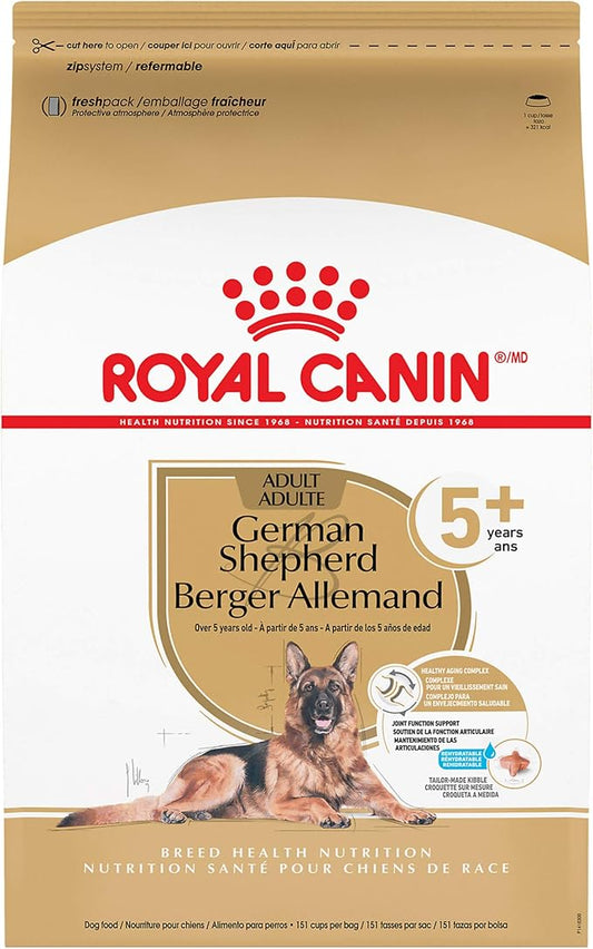 Royal Canin German Shepherd Adult 5+ Dry Dog Food for Aging Dogs, 28 lb Bag