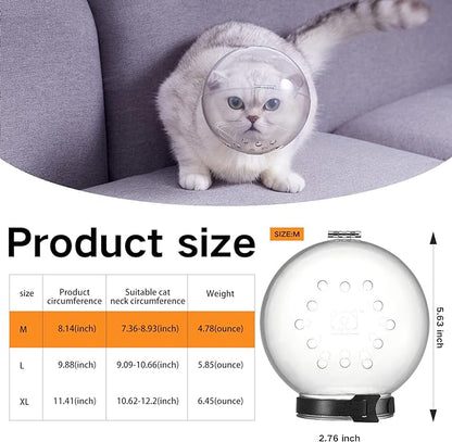 Cat Muzzle for Grooming,Bubble Muzzle and Boots for Nail Trimming,Cat Grooming Mask with Anti Bite,Cat Astronaut Helmet,Cat Breathable Muzzle and Silicone Paw Covers