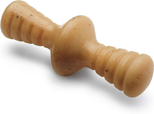 Benebone Zaggler Rolling Dog Chew Toy for Aggressive Chewers, Real Chicken, Made in USA, Large