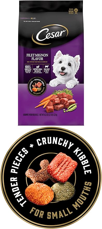 Dog Dry Food Bundle, Includes 01 Bag (2.7 lb) Filet Mignon, 01 Goose Dog Toys and 01 Pet Nutrition Booklet.
