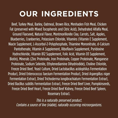 Instinct Be Natural Real Beef & Barley Recipe Natural Dry Dog Food, 25 lb. Bag