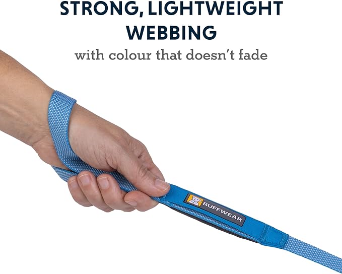 Ruffwear, Hi & Light Dog Leash, Minimal Ultralight Lead for Everyday Walks and Runs, 4.5 ft, Blue Dusk