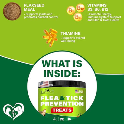 Flea and Tick Prevention Chewable Pills for Cats - Revolution Oral Flea Treatment for Pets - Pest Control & Natural Defense - Chewables Small Tablets Made in USA (Salmon Fish (for Cats))