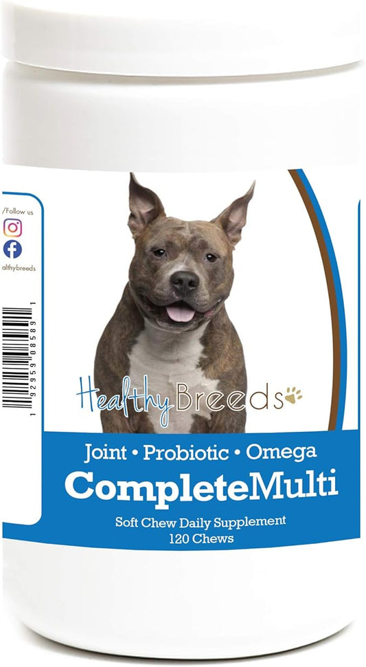 Healthy Breeds American Staffordshire Terrier All in One Multivitamin Soft Chew 120 Count