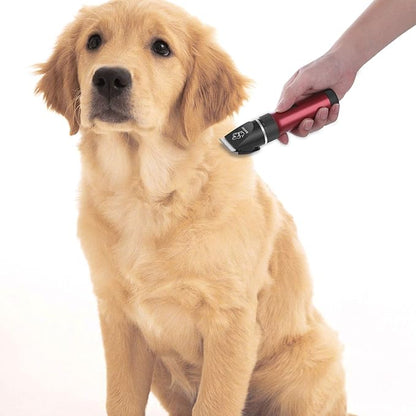 Low Noise Horses Clippers Rechargeable Cordless Pet Clippers Grooming Kit with Storage Bag 5 Speed Professional Animal Clippers Pet Grooming Kit