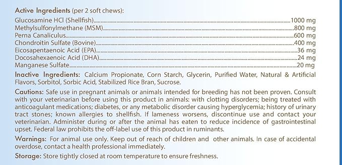 Healthy Breeds Spanish Water Dog Z-Flex Max Hip and Joint Soft Chews 50 Count