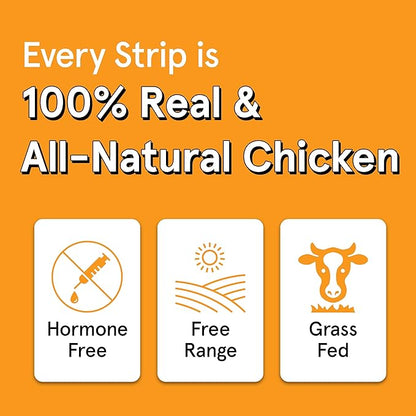 Real Meat Venison & Chicken Jerky Dog Treats - 8 Air-Dried Strips of Jerky Treats for Dogs - Grain-Free Jerky Treats Dog Snacks Made up of 95% Human-Grade, All-Natural, & Free-Range Chicken & Venison