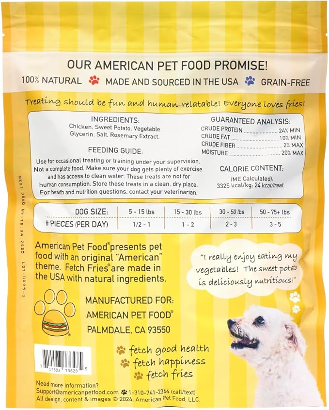 Chicken and Sweet Potato Jerky, All Natural Dog Treats, Soft and Chewy, Made in USA, Grain Free, Healthy Soft Dog Treats (32 oz)