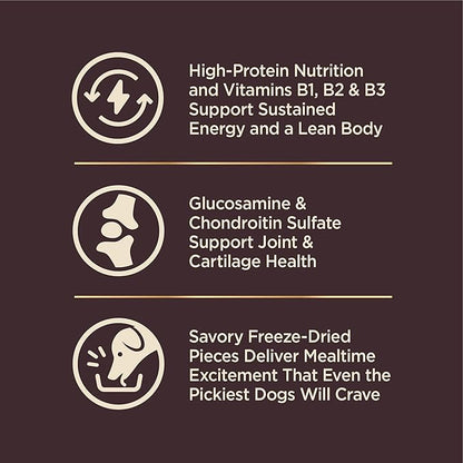 Wellness CORE+ Grained Large Breed Dry Dog Food, Original Deboned Chicken, Chicken Meal & Turkey Meal Recipe, 20 Pound Bag