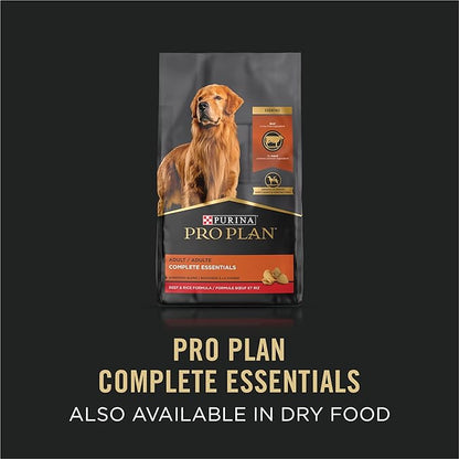 Purina Pro Plan High Protein, Grain Free Wet Dog Food, Beef and Salmon Entree - (Pack of 12) 13 oz. Cans