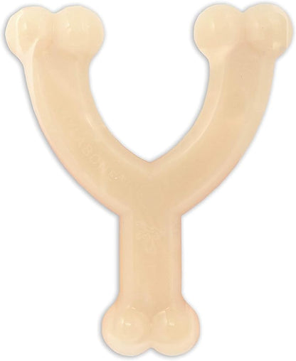 Nylabone Power Chew Wishbone Chew Toy for Dogs, Indestructible Chew Toys for Aggressive Chewers, Original Flavor, Medium up to 35 lbs. (1 Count)