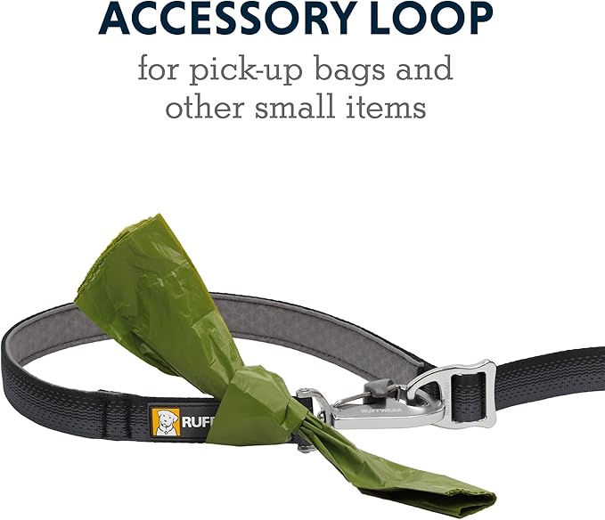 Ruffwear, Switchbak Dog Leash, Convertible & Adjustable Lead for Everyday Use, Basalt Gray