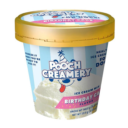 Pooch Creamery Ice Cream Mix for Dogs - Birthday Cake Flavor …