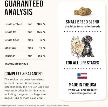 The Honest Kitchen Whole Food Clusters Small Breed Grain Free Chicken Dry Dog Food, 1 lb Trial Pouch