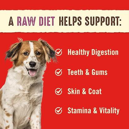 Stella & Chewy's Freeze Dried Raw Dinner Patties – Grain Free Dog Food, Protein Rich Tantalizing Turkey Recipe – 14 oz Bag