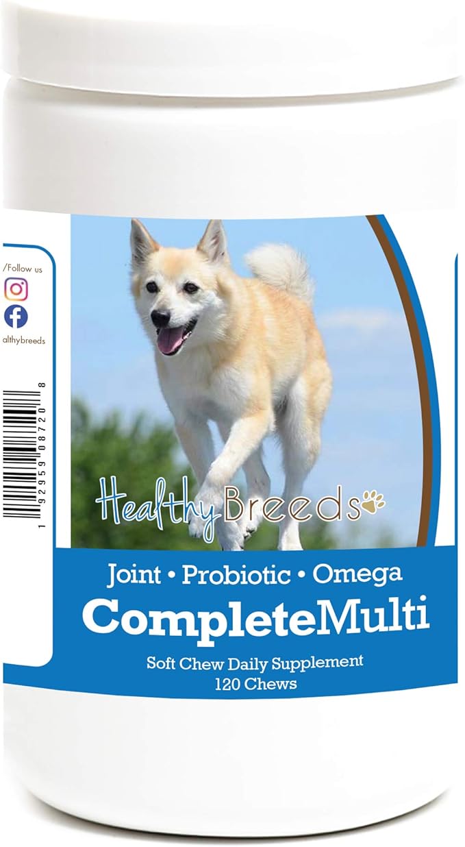 Healthy Breeds Norwegian Buhund All in One Multivitamin Soft Chew 120 Count