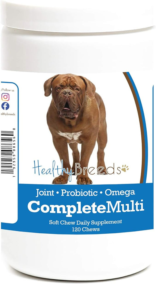 Healthy Breeds Dogue de Bordeaux All in One Multivitamin Soft Chew 120 Count