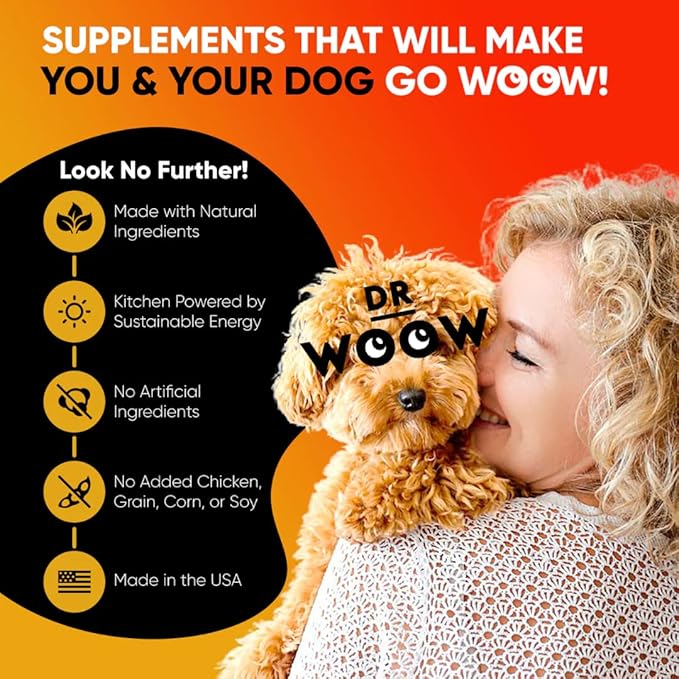 Multivitamins for Dogs - Everyday Vitamins for Dogs | Gut Immune Health, Joint Heart Eye Support | Dog Supplements Glucosamine Chondroitin, Digestion Probiotics, Omega 3 Fish Oil | 90 Ct