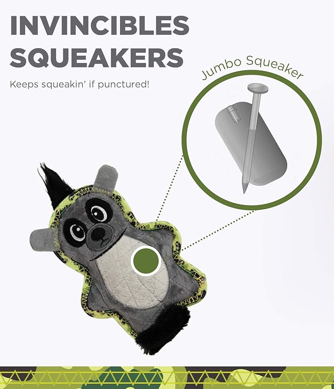 Outward Hound Xtreme Seamz Lemur Squeaky Dog Toy - Reinforced Dense Stuffing Plush Toy